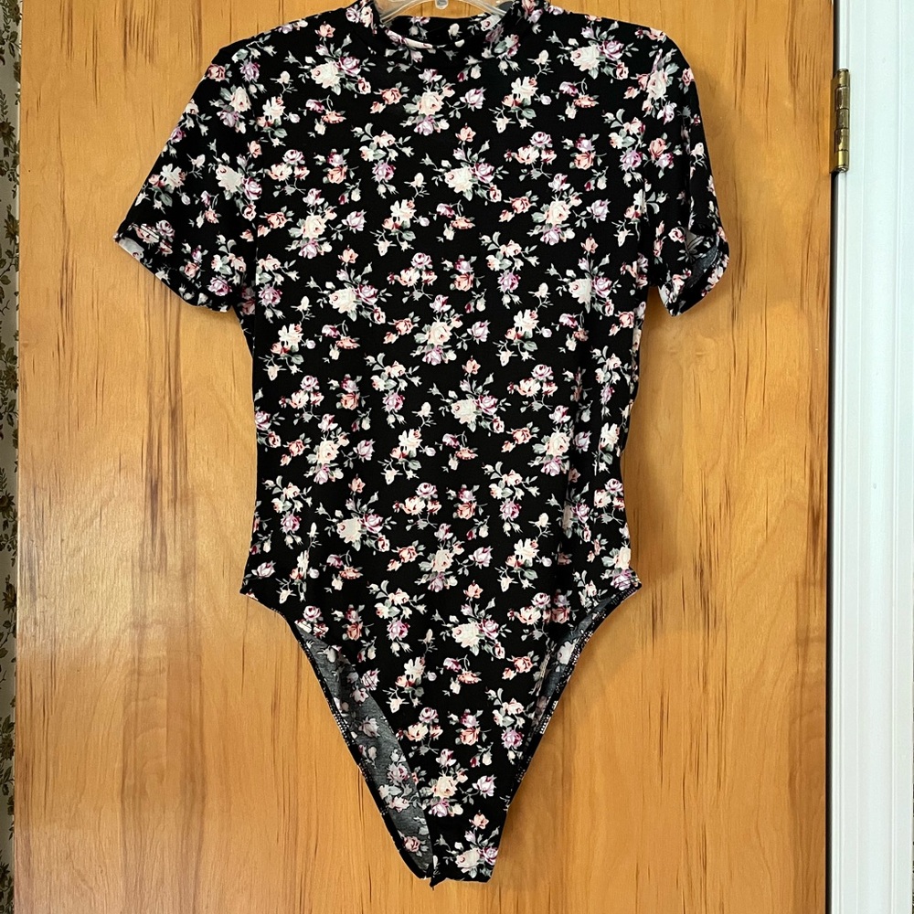 Floral SHEIN bodysuit